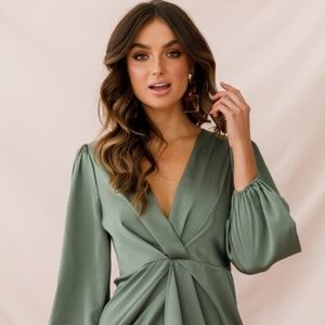 Green Cocktail Dress